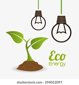 Go green design, vector illustration eps 10.