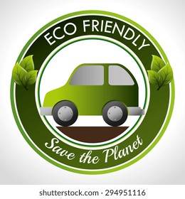 Go green design, vector illustration eps 10.
