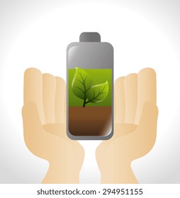 Go green design, vector illustration eps 10.