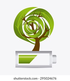 Go green design, vector illustration eps 10.