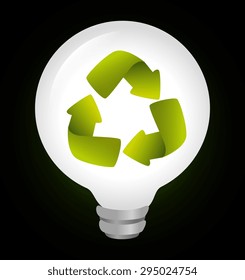 Go green design, vector illustration eps 10.
