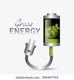 Go green design, vector illustration eps 10.