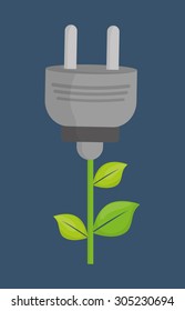 Go green design, vector illustration eps 10.