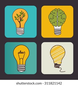 Go green design, vector illustration eps 10.