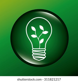 Go green design, vector illustration eps 10.