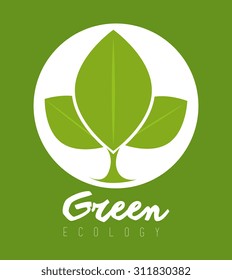 Go green design, vector illustration eps 10.