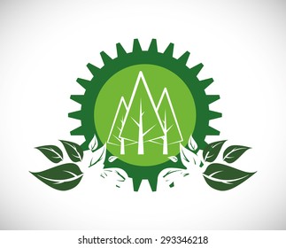 Go green digital design, vector illustration eps 10.