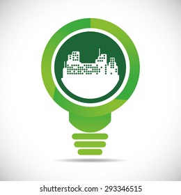 Go green digital design, vector illustration eps 10.