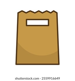 Go Green Doodle Illustration - Paper Bag