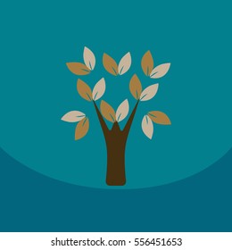 Go Green Eco Tree Recycling Concept on Organic Paper Background