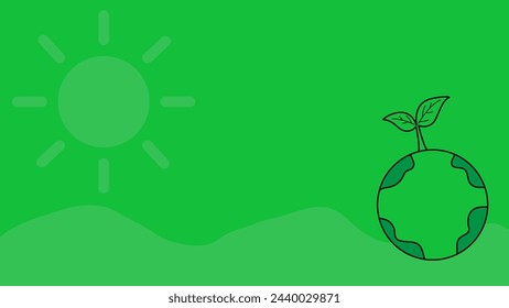go green, ecological, global, earth, education,space area, background,  symbol, design, illustration, vector