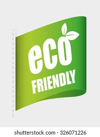 Go green and ecology design, vector illustration graphic.