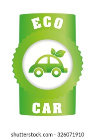 Go green and ecology design, vector illustration graphic.