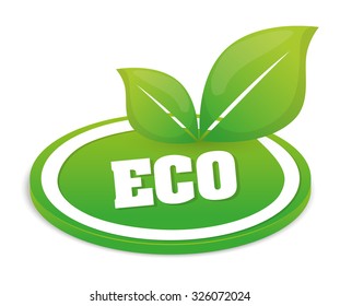 Go green and ecology design, vector illustration graphic.