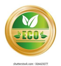 Go green and ecology design, vector illustration graphic.