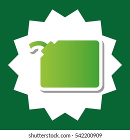 go green ecology icon vector illustration graphic design