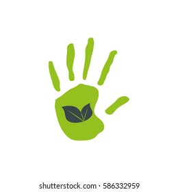 Go green ecology icon vector illustration graphic design