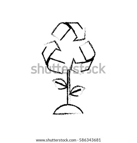 Go green ecology icon vector illustration graphic design