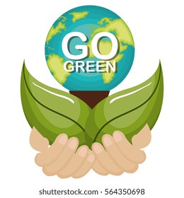 go green ecology poster