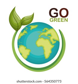 go green ecology poster