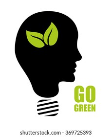 Go green and ecology theme