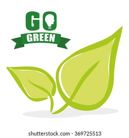 Go green and ecology theme