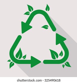 Go green ecology theme design, vector illustration.