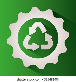 Go green ecology theme design, vector illustration.