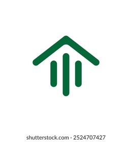 go green house logo design