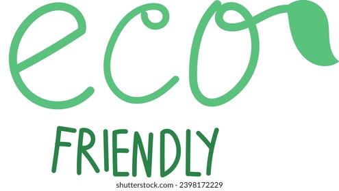 Icono verde para salvar la tierra y el medio ambiente