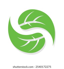 Go Green icon with white background