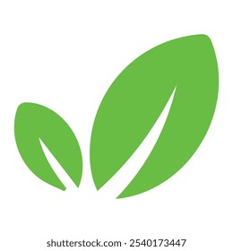 Go Green icon with white background