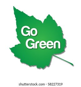 Go Green Leaf
