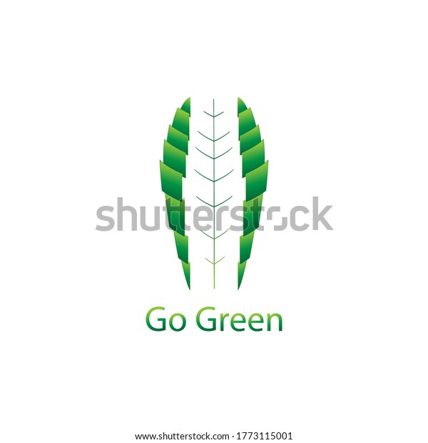 Go Green Leaf Design
Illustration