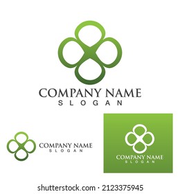 Go green leaf ecology nature element vector icon
