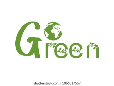 Go green logo