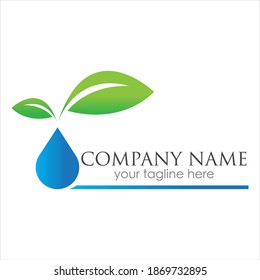 go green logo symbol vector illustration design template