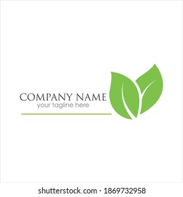 go green logo symbol vector illustration design template