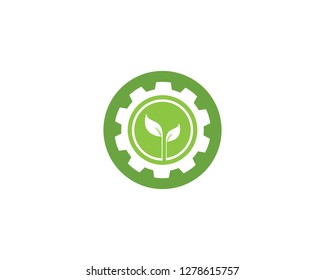 Go green logos and symbol 