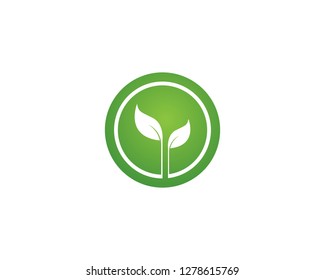 Go green logos and symbol 