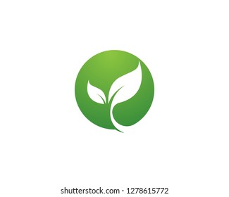 Go green logos and symbol 
