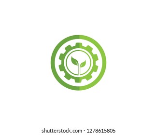 Go green logos and symbol 