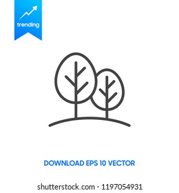 Go Green logotype with a tree icon and typographic. Vector illustration.