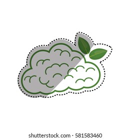 Go green mind icon vector illustration graphic design