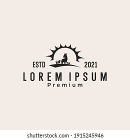 go green nature life logo design vector