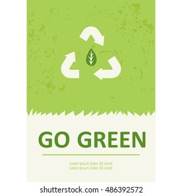 Go Green poster campaign. 