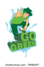 Go Green poster campaign