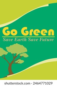 Speichern speichern Go green our earth is our future