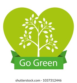 go green tree plant
