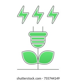 Go green vector icon